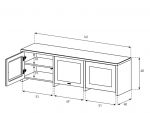 Фото схемы Тумбы SONOROUS LB 1621 WNT