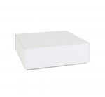 Стеклянный журнальный столик Sonorous ES 91 WHT WHT