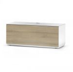 Тумба под телевизор Sonorous STA 110F-WHT-OAK-BS
