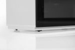 Тумба для ТВ Sonorous STA 160 белый корпус/фасад черное стекло