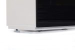 Тумба для ТВ Sonorous STA 110 белый корпус/черный фасад ДСП-колесики