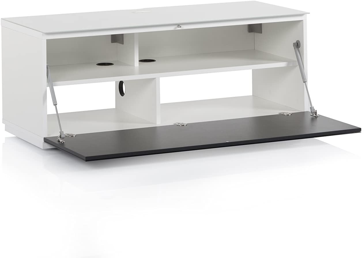 Тумба под телевизор Sonorous STA 110F-WHT-BLK-BS Тумба под телевизор Sonorous STA 110F-WHT-BLK-BS