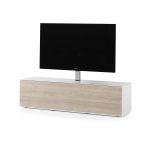 Тумба под телевизор Sonorous STA 161F-WHT-OAK-BS