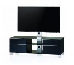 Тумба для ТВ с кронштейном Sonorous MD 8240-B-INX-BLK