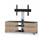 Тумба для ТВ с кронштейном Sonorous MD 8240-B-INX-OAK