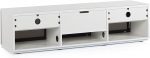 Тумба под телевизор Sonorous STA 160T-WHT-OLV-BS-rear