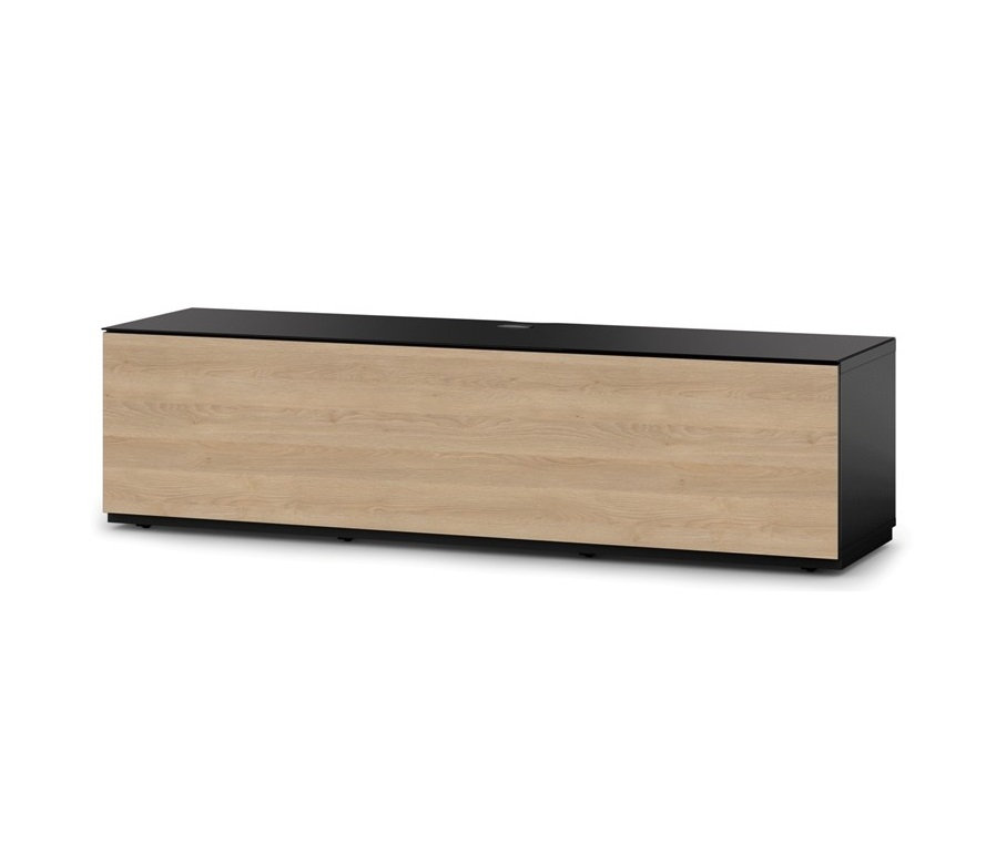 Тумба под телевизор Sonorous STA 160F-BLK-OAK-BS Тумба под телевизор Sonorous STA 160F-BLK-OAK-BS