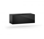Навесная тумба под телевизор Sonorous STA 110F-BLK-BLK-WL