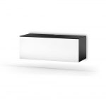 Навесная тумба под телевизор Sonorous STA 110F-BLK-WHT-WL