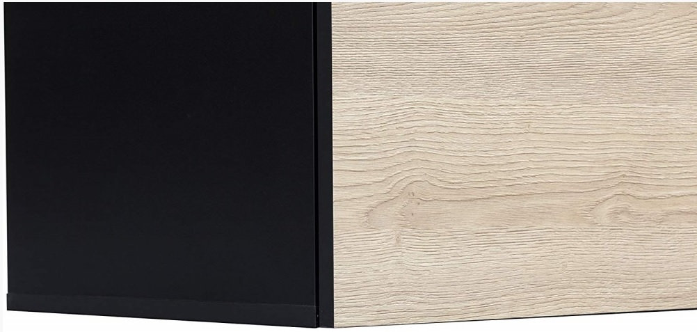 Sonorous STA 160F-BLK-LOAK-WL-part Навесная тумба под телевизор Sonorous STA 160F-BLK-LOAK-WL