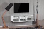 Навесная тумба под телевизор Sonorous STA 160F-WHT-WHT-WL