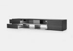 Комплект тумб в гостинную Sonorous шириной 260 см Открытые полки
