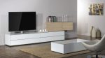 Стеклянный журнальный столик Sonorous ES 90 WHT WHT