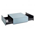 Стеклянный журнальный столик Sonorous ES 91 FYOC BLK