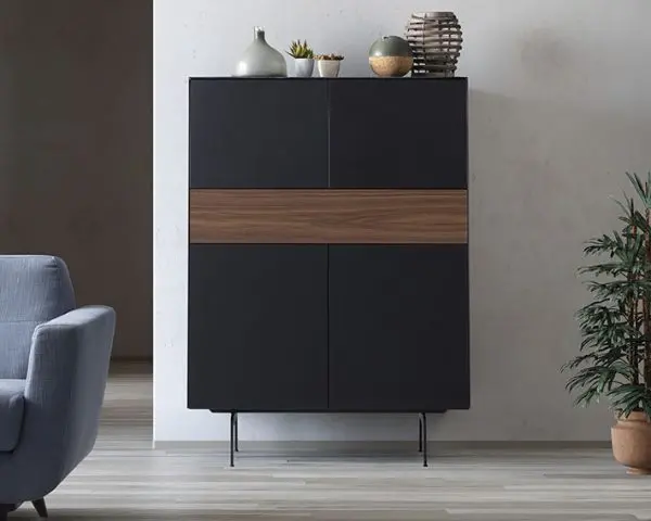 Сервант от Sonorous в стекле и дереве