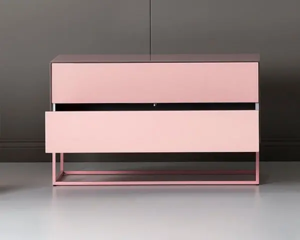 Узкий комод Sonorous SB 10043-RSPC-CG2RSPA