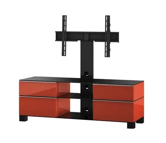 Тумба для ТВ с кронштейном Sonorous MD 8240-B-HBLK-RED